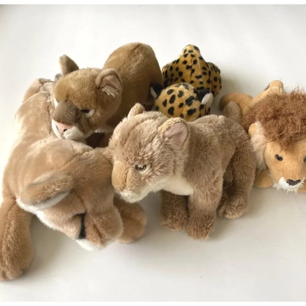 2020 Aurora plush stuffed cheetah leopard jungle‎ cat 14